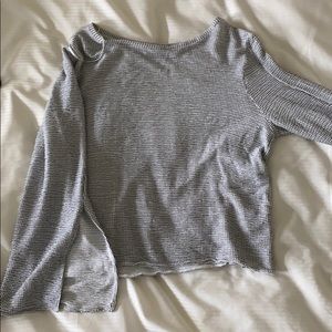 Zara black and white top (Medium)
